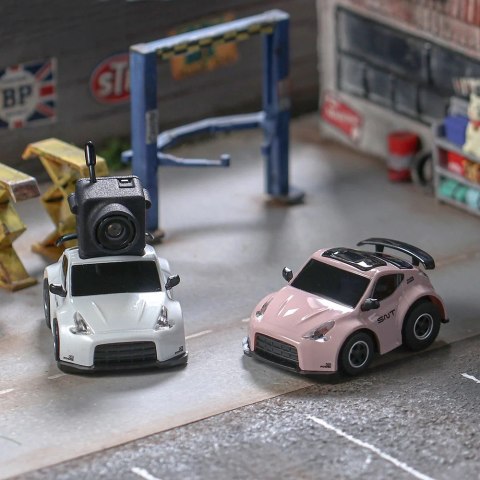 SNT 370Z 1:100 2009 Atom-Q Series Car Remote Control Version White (Car+RC+FPVBOX RACE+Goggles)