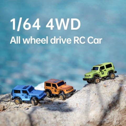 SNT Wrangler 1:64 3010 Atom Series RC Micro Car Blue (Car+RC)