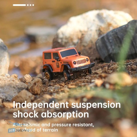 SNICLO SNT Wrangler 1:64 Atom Series RC Orange three-quarter view price