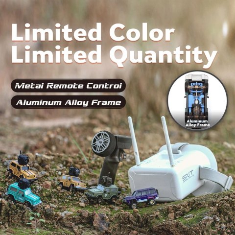 SNT Y60 1:64 3005 Patro Atom Series Micro FPV RC Car Green (Car+RC+FPVBOX RACE+Goggles)