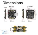 SpeedyBee F405 Mini BLS 35A 20x20 widok z góry detale PCB kupić w HTDRONE