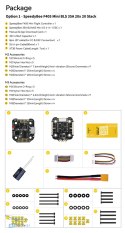 SpeedyBee F405 Mini BLS 35A 20x20 akcesoria i opakowanie najlepszy zestaw FPV cena HTDRONE