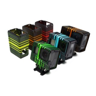 TPU Mount GEPRC CineLog35 GoPro 8 (Black Cyan)