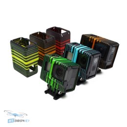 GEPRC CineLog35 GoPro 8 uchwyt TPU czarny czerwony widok z trzech czwartych najlepszy sklep