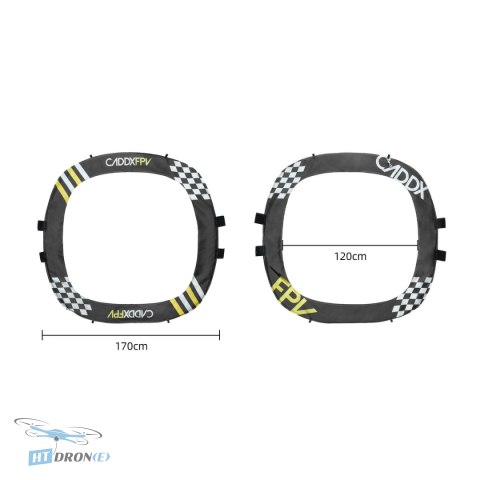 CaddxFPV Circle 170cm antenna detailed side view buy now at HTDRONE