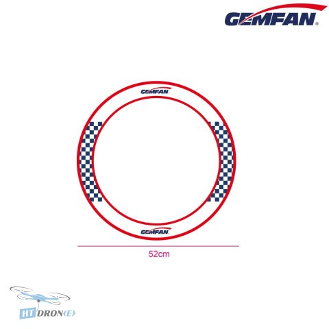 Gemfan Circle Race Gate Gemfan 52cm - best FPV racing gate for aerial acrobatics, buy at HTDRONE shop