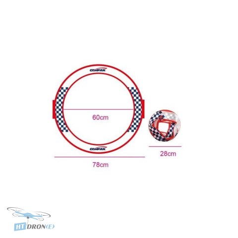Gemfan Circle Race Gate Gemfan 78cm side view unique product shop HTDRONE price