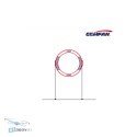 Gemfan Circle Race Gates 78cm w widoku 3/4 z akcesoriami, idealne do treningu FPV, cena w HTDRONE