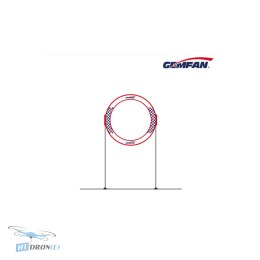 Gemfan Circle Race Gates 78cm w widoku 3/4 z akcesoriami, idealne do treningu FPV, cena w HTDRONE