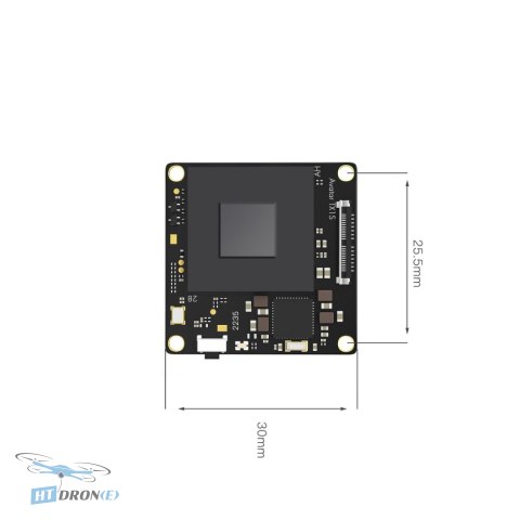 Walksnail Avatar Mini 1S Lite Kit FPV camera connectors rear detail HTDRONE