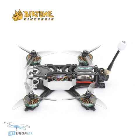 Diatone Roma F35 4S side view of the frame and motors freestyle FPV drone best price at HTDRONE
