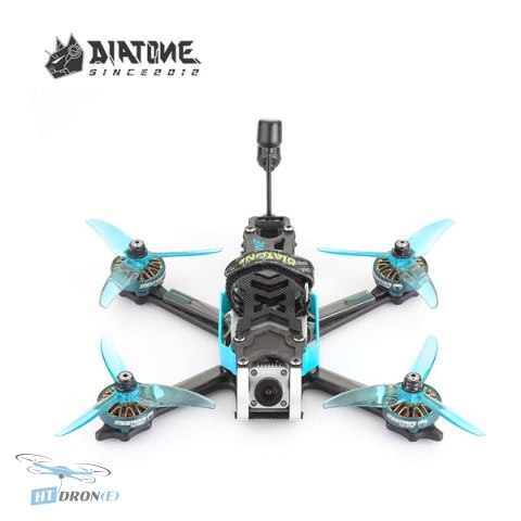 Diatone Roma F35 DJI 6S Frsky RXSR FPV drone top-down view printed circuit board components HTDRONE