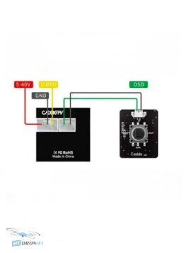 CaddxFPV OSD Board CaddxFPV widok 3/4 z tyłu cena w sklepie HTDRONE