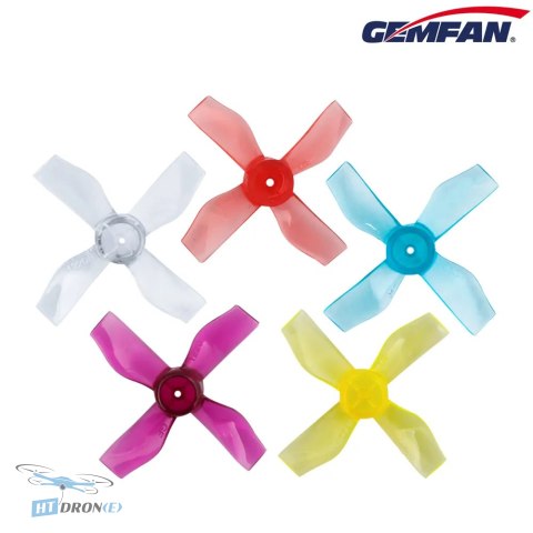 Gemfan 1220-4 Clear Purple пропелери для FPV дронів 31мм 1мм вал PC купити в магазині HTDRONE