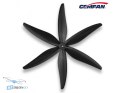 Gemfan 8040-3 Reinforced PC чорні пропелери вид 3/4 купити в магазині HTDRONE