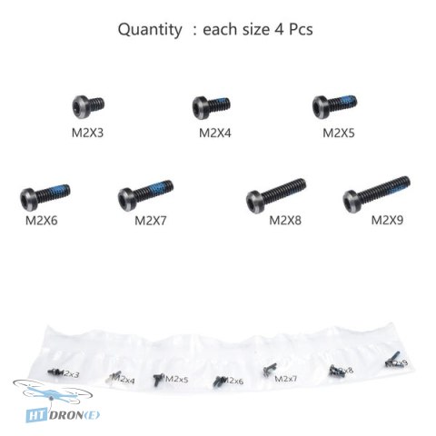 Diatone Screw Pack M2 гвинти для дрона M2x3 M2x4 M2x5 M2x6 M2x7 M2x8 M2x9 купити в найкращому магазині HTDRONE
