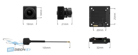 Walksnail VRX Avatar Kit V2 32G zawartość pudełka akcesoria rozmiar porównanie HTDRONE
