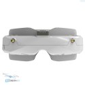 SKYZONE SKY02O White FPV Goggles - three-quarter view at HTDRONE shop
