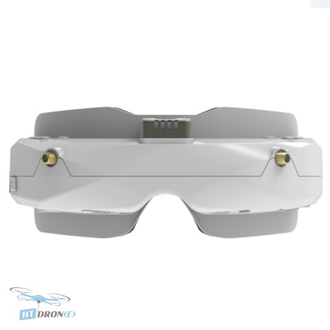 SKYZONE SKY02O White FPV Goggles - three-quarter view at HTDRONE shop