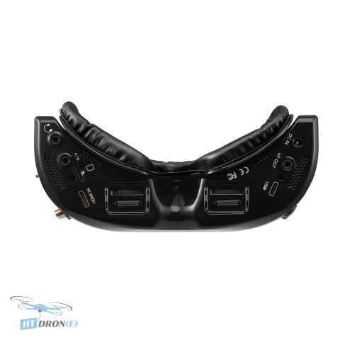 SKYZONE SKY04X V2 Gogle FPV czarne - widok z przodu i z boku, najlepsza cena