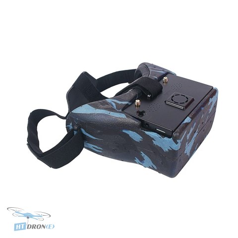 Hawkeye FPV Goggles V2.0 Hawkeye top view, component details