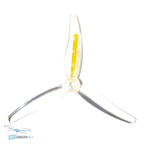 Niebieskie śmigła Gemfan 51433L Starlight LED z innej perspektywy sklep HTDRONE