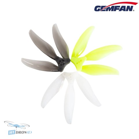 Gemfan F4019-3 Floppy Proppy T-Mount Clear Gray szczegółowy widok śmigła FPV cena sklep