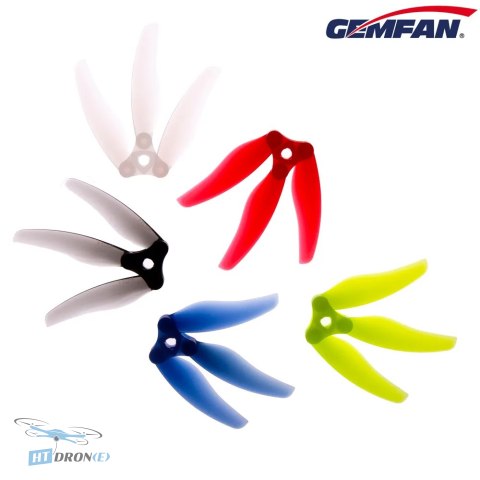 Gemfan F5135-3 Floppy Proppy Clear Black FPV пропелери деталі кріплення купити в магазині HTDRONE