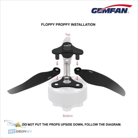 Упаковка пропелерів Gemfan F6030-3 Floppy Proppy FPV - набір 2CCW+2CW