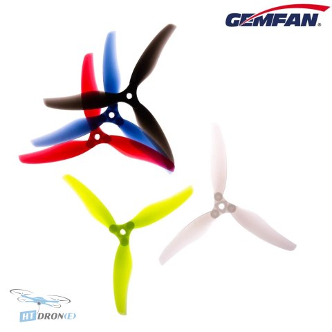 Gemfan F6030-3 Floppy Proppy білі пропелери FPV вид збоку найкраща ціна