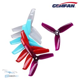 Gemfan Flash 4052-3 PC Durable Clear Purple śmigła FPV widok z boku cena HTDRONE