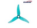 Propellers Gemfan Hurricane 3520-3 PC Durable 1.5mm&M5 (Adapter) - Clear Blue - (2CCW+2CW)
