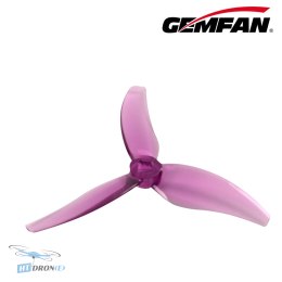 Gemfan Hurricane 3630-3 PC Clear Purple śmigła FPV 3-calowe widok 3/4 sklep HTDRONE