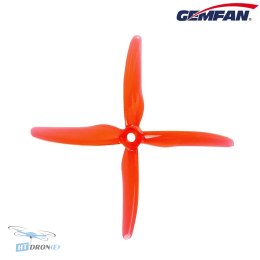Gemfan Hurricane 51455-4 X Props Clear Red zestaw 4 łopatkowe śmigła do drona FPV kup teraz w HTDRONE