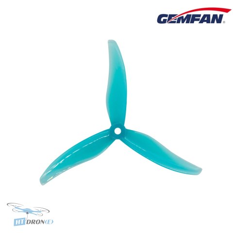 Gemfan Hurricane 5536-3 PC Durable Clear Blue śmigła FPV kup teraz w HTDRONE najlepsza cena