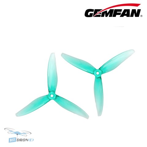 Gemfan Hurricane 6045-3 PC Clear Green wytrzymałe śmigła FPV kup w HTDRONE