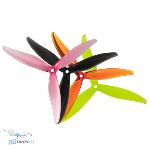 Gemfan Hurricane 7043-3 PC Clear Pink śmigła FPV CW CCW - kup teraz w HTDRONE