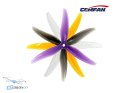 Detailed view of Gemfan Hurricane Racing 5236-3 Midnight Gray propellers for FPV drone price
