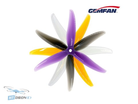 Detailed view of Gemfan Hurricane Racing 5236-3 Midnight Gray propellers for FPV drone price