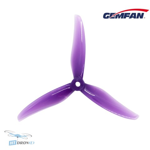 Gemfan Hurricane Racing 5236-3 Purple śmigła FPV PC trwałe kup w HTDRONE najlepsza cena