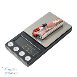 Akumulator BETAFPV LAVA LiHv 550mAh 75C 2S 7.6V - szczegółowy widok złącza i obudowy