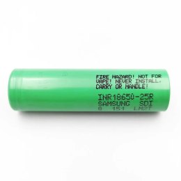 Battery Samsung 18650 Li-ion 2500mAh 3.7V 10C