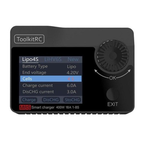 Charger ToolkitRC M8s Black