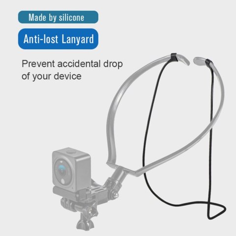 Neck holder mount for Insta360 X3 DJI Action 3/ Action 2/ OSMO Action /FIMI PALM 2/FIMI PALM/GoPro hero 8/9/10/11/ Insta360 ONE