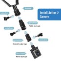 Neck holder mount for Insta360 X3 DJI Action 3/ Action 2/ OSMO Action /FIMI PALM 2/FIMI PALM/GoPro hero 8/9/10/11/ Insta360 ONE