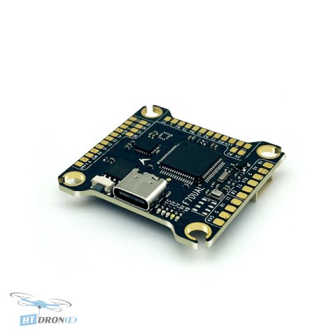 Partizan Stack F722 60A вид зверху друкованої плати контролера польоту ESC, деталі HTDRONE