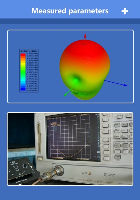 Antenna Maple Wireless 2.4G 9dBi directional SMA-MALE