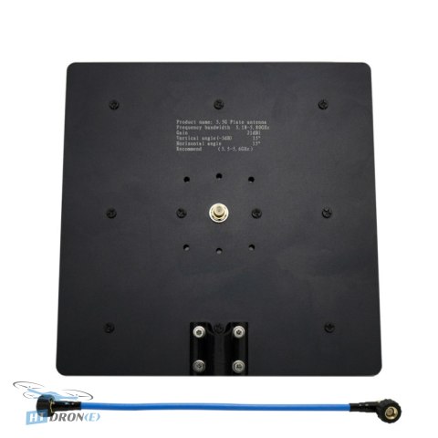 Maple Wireless RP-manual 21dB FPV goggle antenna side view, buy now at HTDRONE