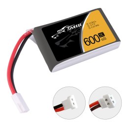 Battery Tattu Lipo 1S 3.7v 600mah 25C 3.7v With Molex 51005-2P Plug