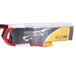 Battery Tattu Lipo 2S 7.4V 450mAh 75C With XT30 Plug